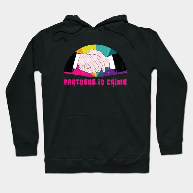 Partners in crime Hoodie by Marco Casarin 